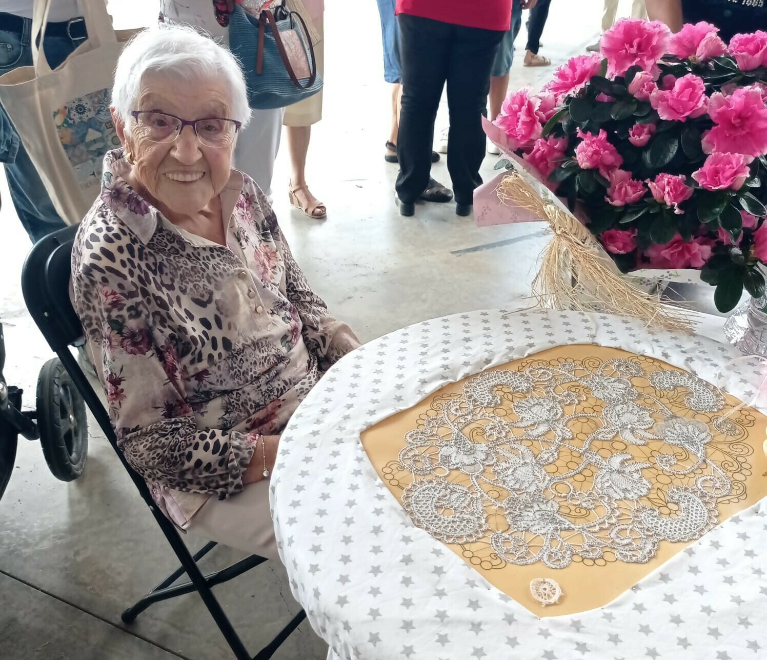 Imatge pels mitjans: La voluntària més longeva d&#39;Esplugues