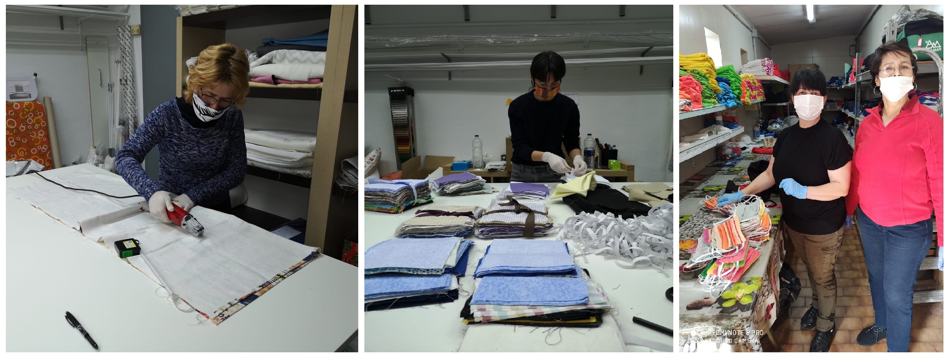 Imatge pels mitjans: Confecció de mascaretes