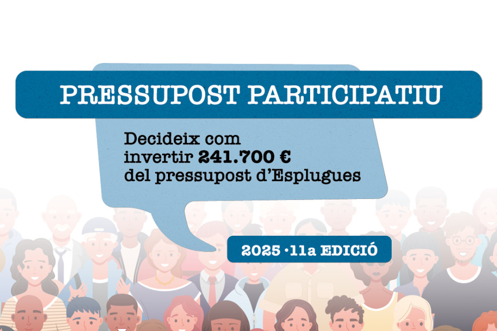 Imatge pels mitjans: Pressupost Participatiu 2025